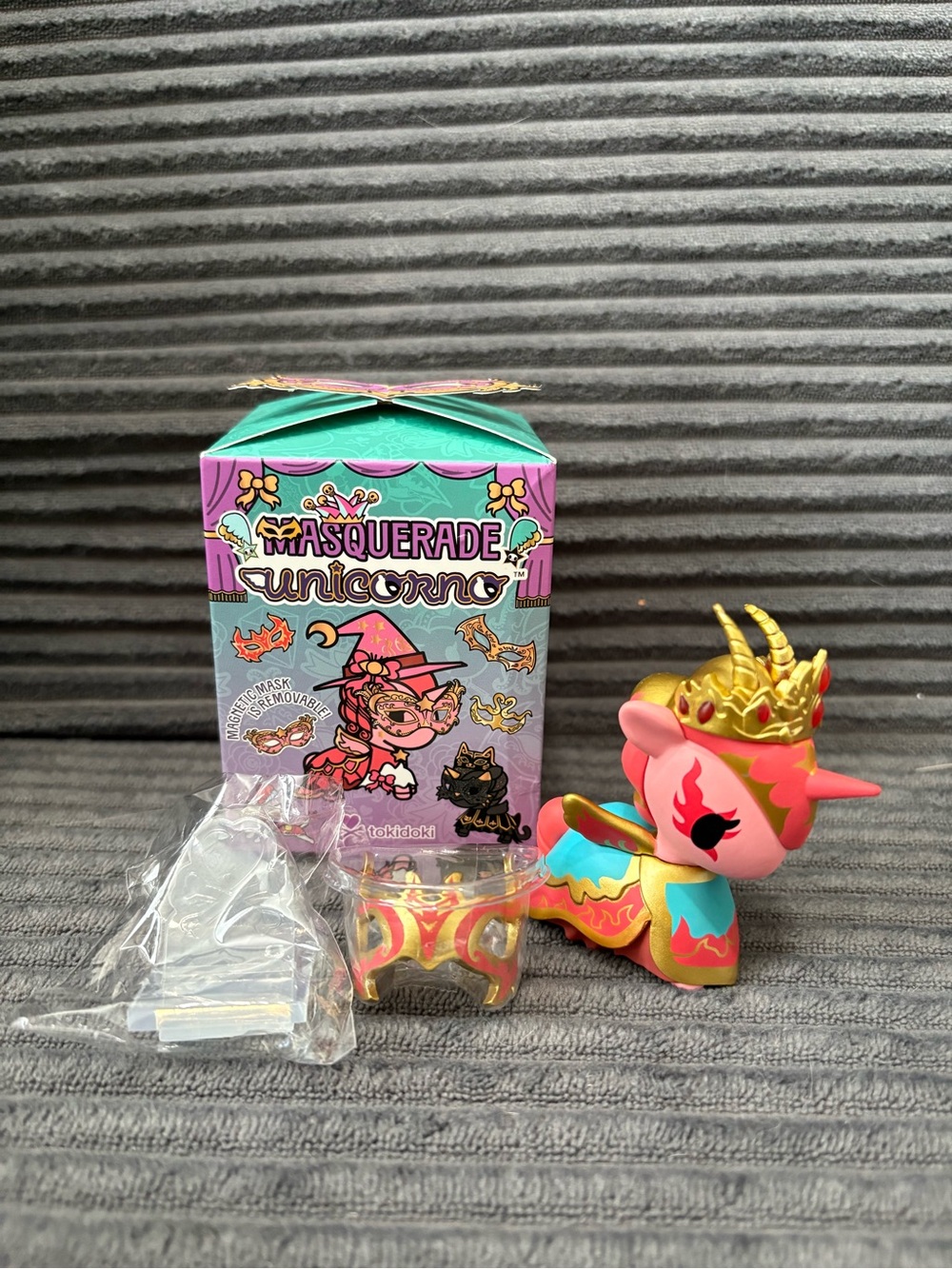 Tokidoki Masquerade Unicorno Kids Toy - Pink & Gold